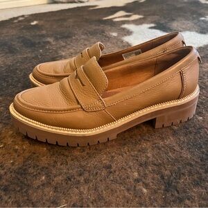 TOMS Brown Chunky Cara Loafers